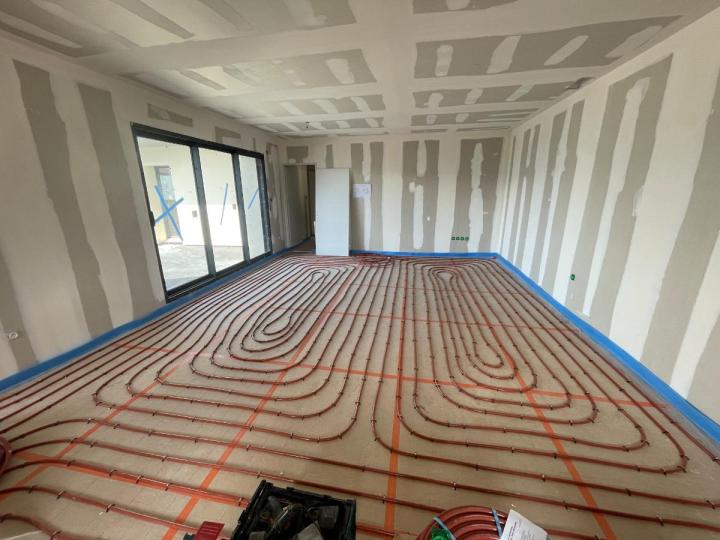 Installation de chauffage au sol Grenoble