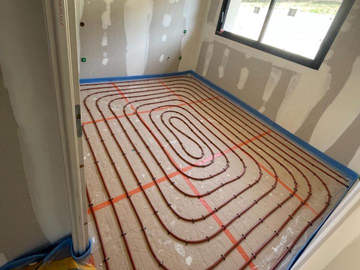 Installation de chauffage au sol Grenoble